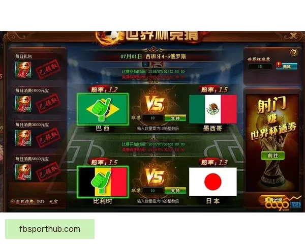 世界杯竞猜火热开启，注册参与赢取丰厚奖励活动